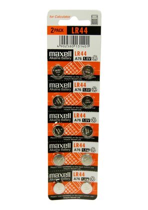 LR44M-1P-10 MAXELL αλκαλικές μπαταρίες ρολογιού LR44, 1.5V, 10τμχ - 4902580131401 - Image 1