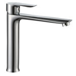 BRUNO μπαταρία νιπτήρα M12569-234C, αναμεικτική, ασημί - 5210131054062
