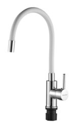 BRUNO μπαταρία πάγκου κουζίνας M54804-006C-S626, εύκαμπτη, αναμεικτική, λευκή - 5210131065211