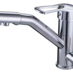 BRUNO μπαταρία πάγκου κουζίνας M54954-355C, τρίοδη, αναμεικτική, ασημί - 5210131096123