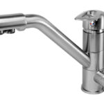 BRUNO μπαταρία πάγκου κουζίνας M54954-355N, τρίοδη, αναμεικτική, ασημί - 5210131124628