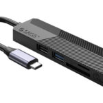 ORICO docking station MDK-5P, 5 θυρών, USB-C σύνδεση, 4K, μαύρο - 6954301179337