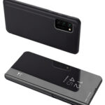 POWERTECH θήκη Clear View MOB-1642 για Samsung A72 5G, μαύρη - 9111201926981