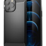 POWERTECH Θήκη Carbon MOB-1656 για iPhone 13 Pro Max, μαύρη - 9145576212509