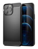 POWERTECH Θήκη Carbon MOB-1656 για iPhone 13 Pro Max, μαύρη - 9145576212509
