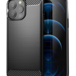 POWERTECH Θήκη Carbon MOB-1657 για iPhone 13 Pro, μαύρη - 9145576212516