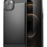 POWERTECH Θήκη Carbon MOB-1659 για iPhone 13 mini, μαύρη - 9145576212530