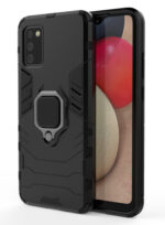 POWERTECH Θήκη Ring Armor MOB-1673 για Samsung A02s, μαύρη - 9111201917606
