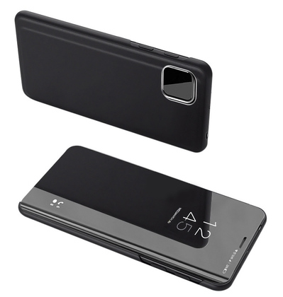 MOB-1706 POWERTECH θήκη Clear view MOB-1706 για Xiaomi Mi 11, μαύρη - 9111201930377 - Image 1