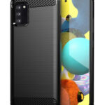 POWERTECH θήκη Carbon MOB-1727 για Samsung A03S, μαύρη - 5900217878636