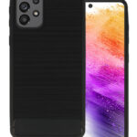 POWERTECH θήκη Carbon MOB-1741 για Samsung A73 5G, μαύρη - 5900217919346