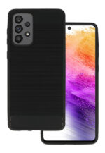 POWERTECH θήκη Carbon MOB-1741 για Samsung A73 5G, μαύρη - 5900217919346
