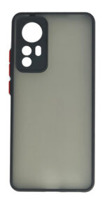 POWERTECH Θήκη Color Button MOB-1758 για Xiaomi 12/12X, μαύρη - 5900217935100