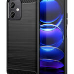 POWERTECH θήκη Carbon MOB-1848 για Xiaomi Note 12 5G/Poco X5, μαύρη - 5900217983392