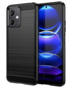 POWERTECH θήκη Carbon MOB-1848 για Xiaomi Note 12 5G/Poco X5, μαύρη - 5900217983392