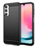 POWERTECH θήκη Carbon MOB-1852 για Samsung Galaxy A24, μαύρη - 9145576275368