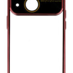 POWERTECH θήκη Electro Lens MOB-1946 για iPhone 15, διάφανη-βυσσινί - 5900217008644