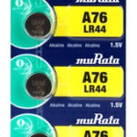 MURATA Αλκαλικές μπαταρίες LR44 MR-LR44, 1.5V, 5τμχ - 810026280092