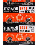 MAXELL αλκαλικές μπαταρίες LR41, 1.5V, 10τμχ - 4902580132682