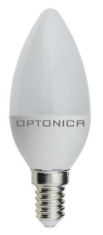 OPTONICA LED λάμπα candle C37 1426, 5,5W, 4500K, E14, 450lm - 3800156614260