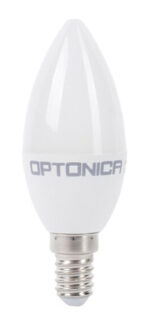 OPTONICA LED λάμπα candle C37 1428, 8W, 6000K, 710lm, E14 - 3800156614284