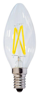 OPTONICA LED λάμπα Candle C35 Filament 1471, 4W, 4500K, E14, 400lm - 3800156614710