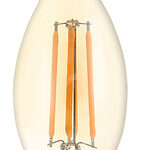 OPTONICA LED λάμπα Candle T35 Filament 1491, 4W, 2500K, E14, 400lm - 3800156614918
