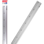MP μεταλλικός χάρακας PA003, 30cm, ασημί - 8435250915507