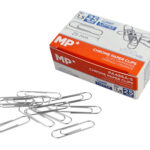 MP μεταλλικοί συνδετήρες PA486A-S, 25mm, 100τμχ, ασημί - 8435464173298