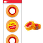 MP κολλητική ταινία Transparent PA507-03, 24mm, 33m, διάφανη, 3τμχ - 8435464182535
