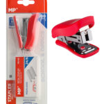 MP mini συρραπτικό με ανταλλακτικά PA636, 24/6-26/6, 10 φύλλα, κόκκινο - 5210131064054