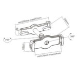 BRATECK βάση αυτοκινήτου PAD28-03 για tablet/smartphone 4.7-12.9", μαύρη - 5210131077108 - Image 2
