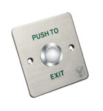 YLI ELECTRONIC χωνευτό μπουτόν PBK-810C, 86 x 86mm, 3Α, ασημί - 5210131051306 - Image 2