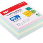 MP χαρτάκια σημειώσεων PN032-2, 90x90mm, 400τμχ, χρωματιστά - 8435464202516