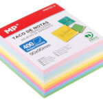 MP χαρτάκια σημειώσεων PN032-4, 90x90mm, 400τμχ, χρωματιστά - 8435721003979