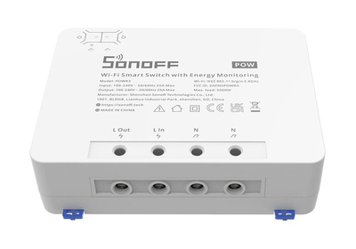 POWR3 SONOFF smart διακόπτης παρακολούθησης ισχύος POWR3, WiFi, 25A, λευκός - 6920075776768 - Image 1
