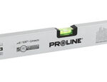 PROLINE αλφάδι 15058 με 3 μάτια, αλουμινίου, μοιρογνωμόνιο, 80cm - 5903755150585