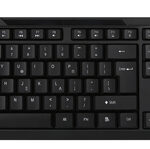 POWERTECH πληκτρολόγιο PT-1069, ενσύρματο, multimedia, EN/GR, μαύρο - 5210131068007