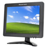 POWERTECH οθόνη LED PT-1108 8" 1024x768, IPS, HDMI/VGA/AV/BNC/USB, μαύρη - 5210131072790