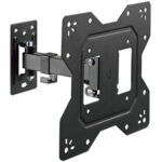 POWERTECH επιτοίχια βάση τηλεόρασης PT-1128, 23-43", έως 30kg, full motion - 5210131074213