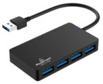 POWERTECH USB hub PT-1145, 4x θυρών, 5Gbps, USB σύνδεση, μαύρο - 5210131076750 - Image 2