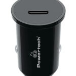 POWERTECH φορτιστής αυτοκινήτου PT-1146, USB-C, 20W PD, μαύρος - 5210131076767