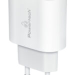 POWERTECH φορτιστής τοίχου PT-1150, USB-C, 12W, λευκός - 5210131077382