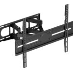 POWERTECH επιτοίχια βάση τηλεόρασης PT-1389, 37-80", έως 40kg, full motion - 5210131120972