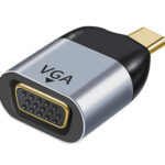 POWERTECH αντάπτορας USB-C σε VGA PTH-094, 1080p/60Hz, γκρι - 5210131068113