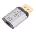 POWERTECH αντάπτορας USB-C σε DisplayPort PTH-096, 4K/60Hz, γκρι - 5210131068137