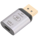 POWERTECH αντάπτορας USB-C σε DisplayPort PTH-096, 4K/60Hz, γκρι - 5210131068137