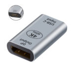 POWERTECH αντάπτορας USB-C σε DisplayPort PTH-097, 4K/60Hz, γκρι - 5210131068144