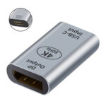 POWERTECH αντάπτορας USB-C σε DisplayPort PTH-097, 4K/60Hz, γκρι - 5210131068144