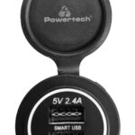 POWERTECH πρίζα USB για σκάφη & οχήματα PTL-003, 2x USB, 24W, IP65 - 5210131089736
